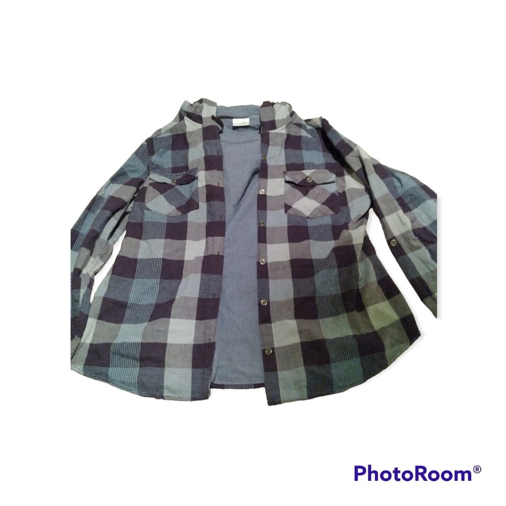 Colombia hooded flannel